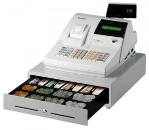 Cash register machine