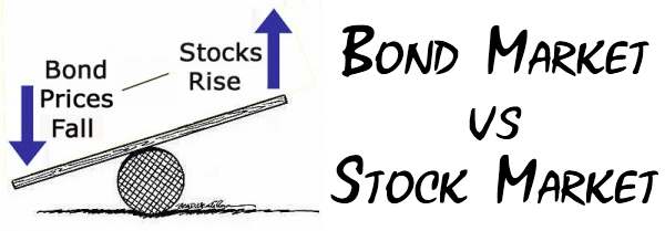 Differences between bond market and stock market