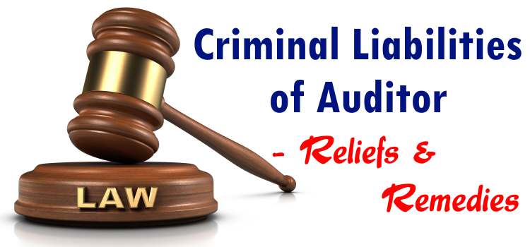 Criminal Liabilities of Auditor