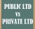 Public ltd vs Private ltd
