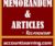 Memorandum and Articles - Relationship