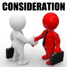 consideration