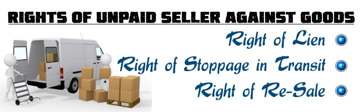 Rights of Unpaid Seller against Goods
