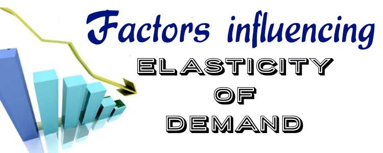 Factors Influencing Elasticity of Demand
