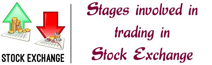 Stages involved in trading in stock exchange